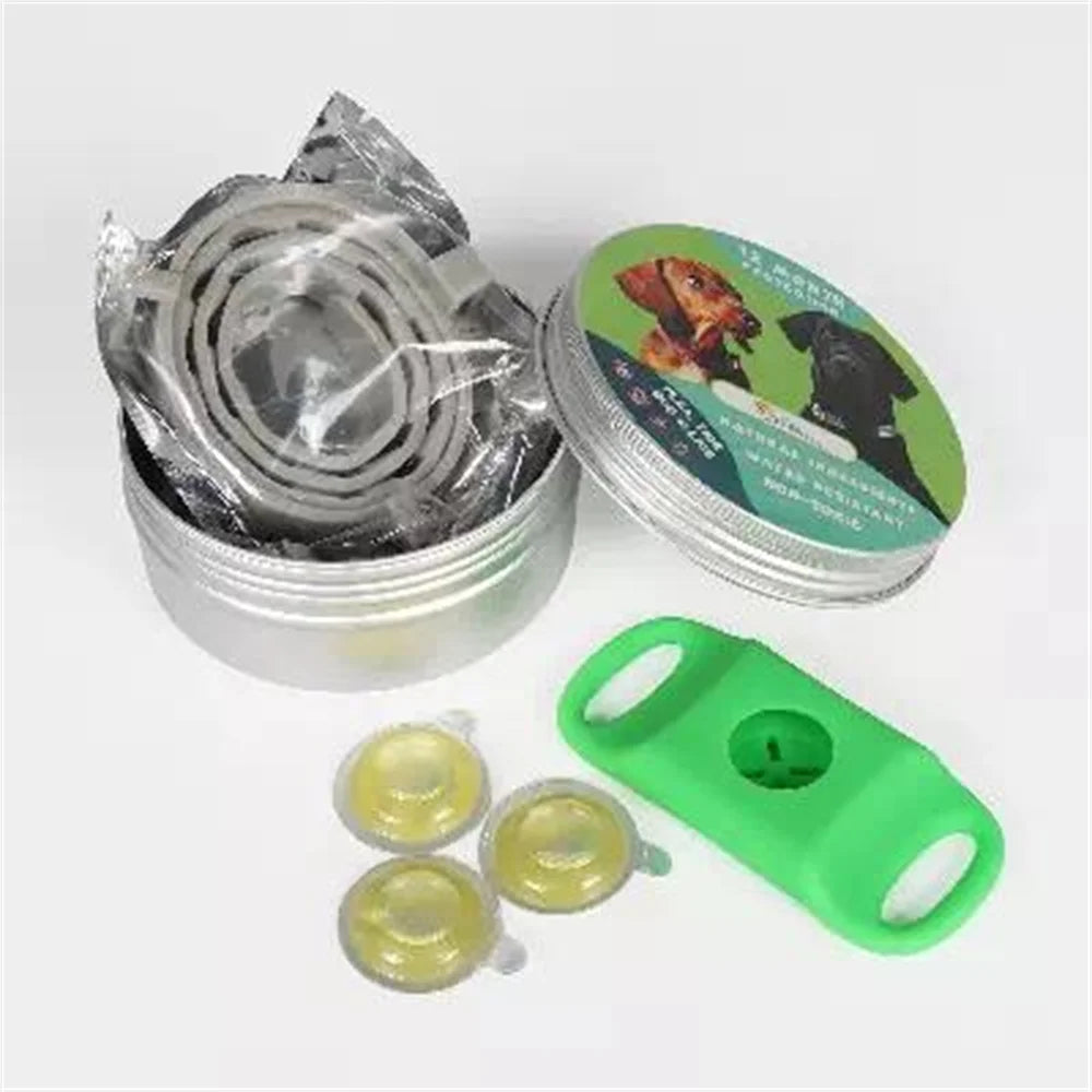 Wearable Essential Oil Tag for Pets, Natural Flea & Tick Repellent Pendant, Clip-on Dog Cat Collar for Continuous Protection