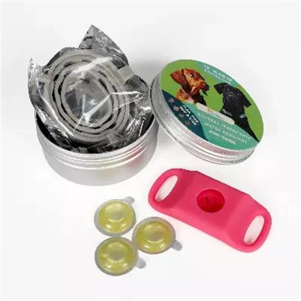 Wearable Essential Oil Tag for Pets, Natural Flea & Tick Repellent Pendant, Clip-on Dog Cat Collar for Continuous Protection