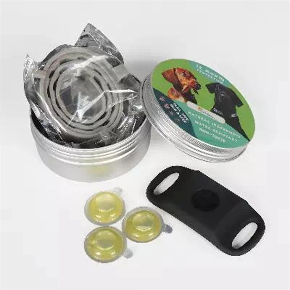 Wearable Essential Oil Tag for Pets, Natural Flea & Tick Repellent Pendant, Clip-on Dog Cat Collar for Continuous Protection