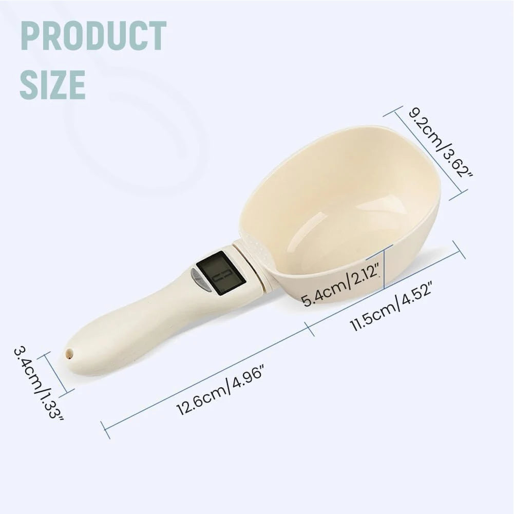 Digital Measuring Spoon Weighing Spoon Scale 800g/1 g High Precision LCD Screen Electronic Spoon Scale for Kitchen Dog Cat Food