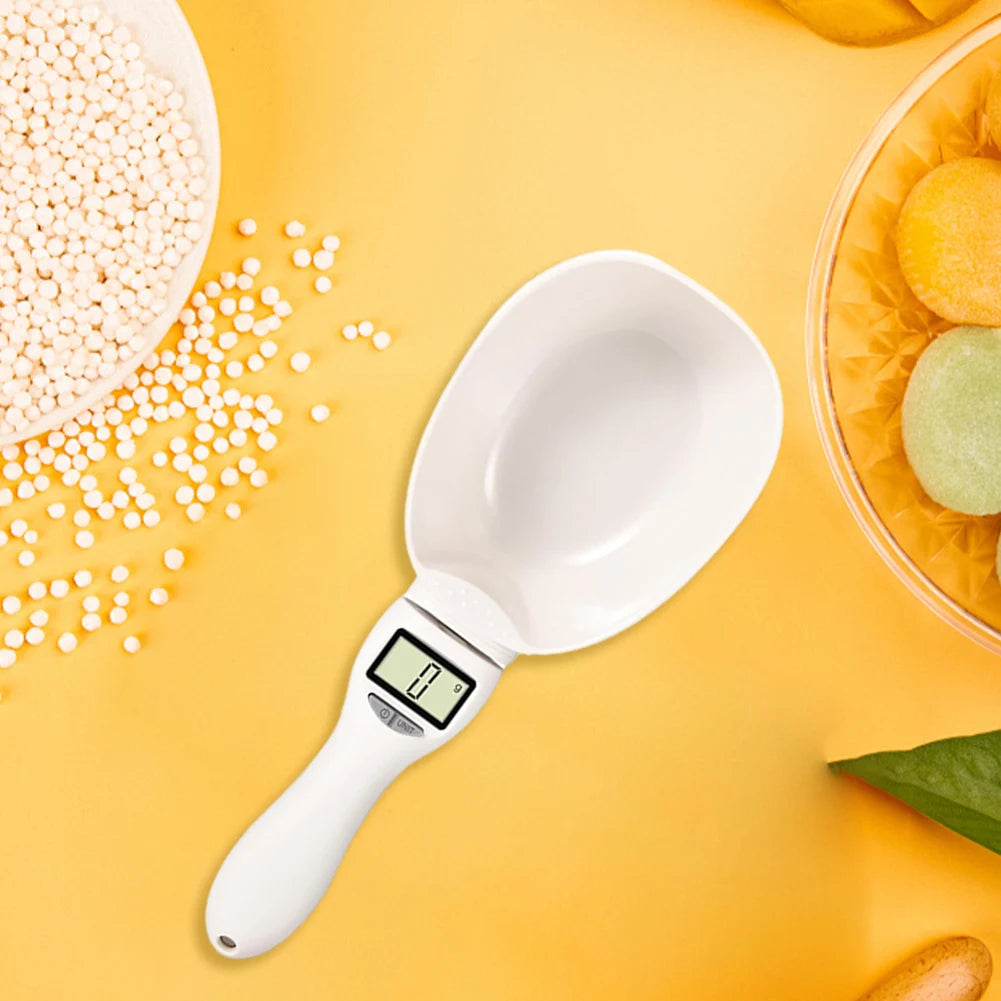Digital Measuring Spoon Weighing Spoon Scale 800g/1 g High Precision LCD Screen Electronic Spoon Scale for Kitchen Dog Cat Food